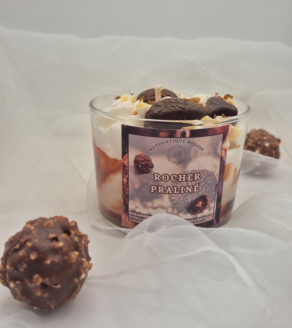 Bougie Rocher Praliné